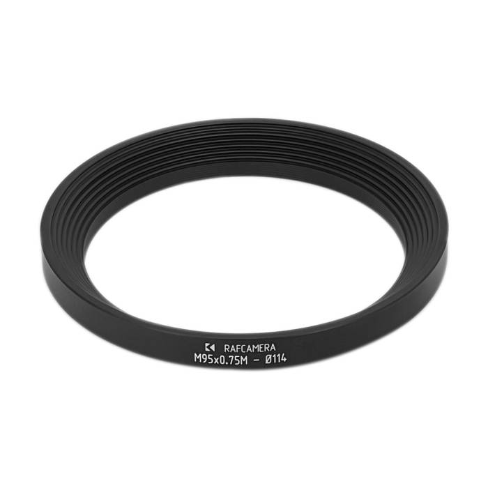 M95x0.75 male thread to 114mm outer diameter adapter