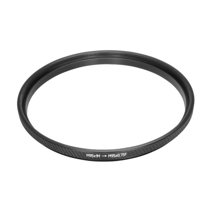 M95x1 male to M95x0.75 female thread adapter (pitch converter)