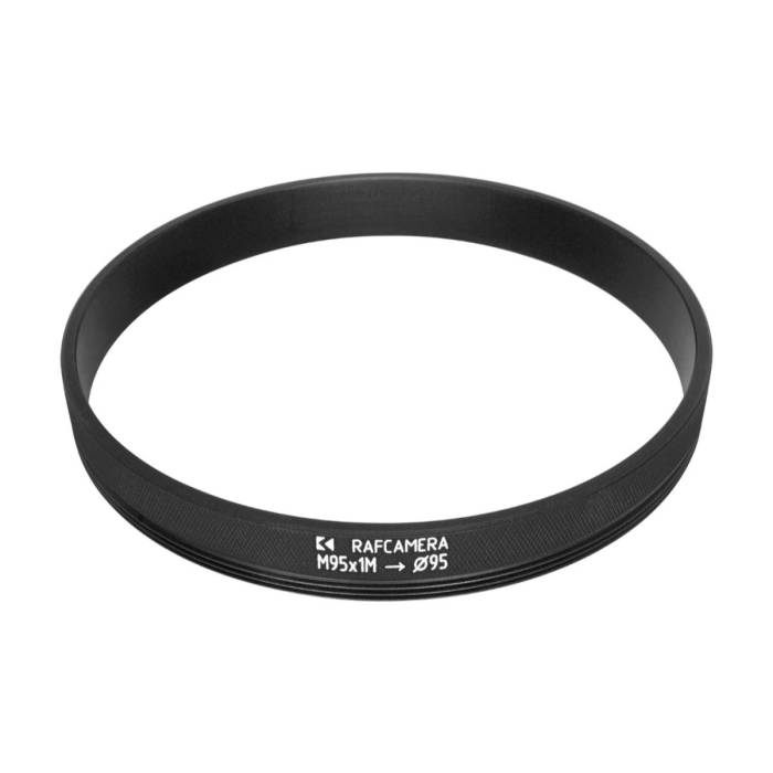 M95x1 male thread to 95mm front adapter for Iscorama 54