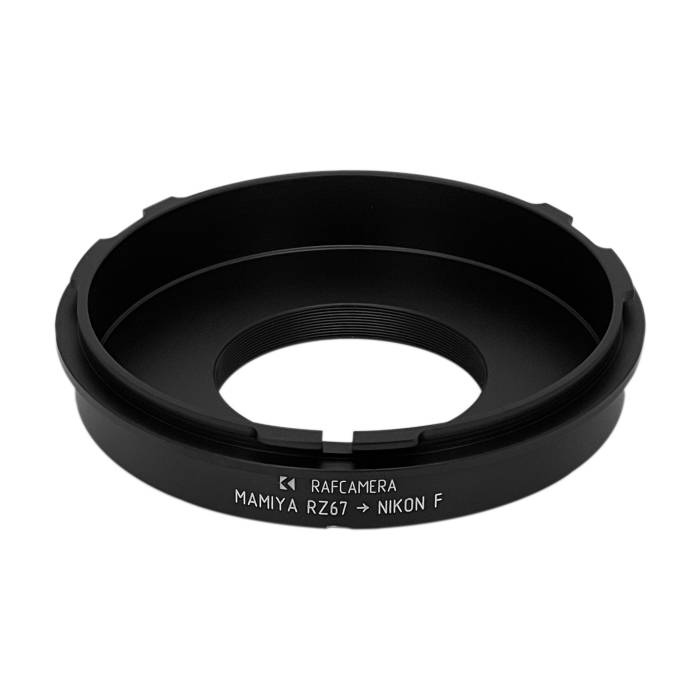 Mamiya RZ67 lens to Nikon F camera mount adapter for bellows