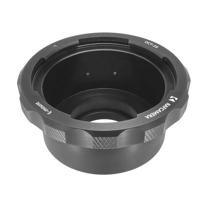 OCT-19 lens to Sony E-Mount camera mount adapter, DEEP