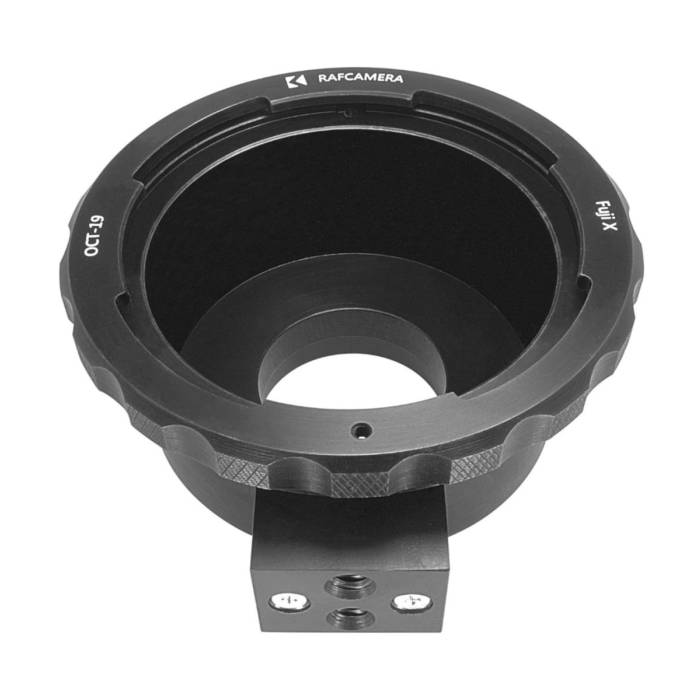 OCT-19 lens to Fuji X-Mount (FX) camera mount adapter
