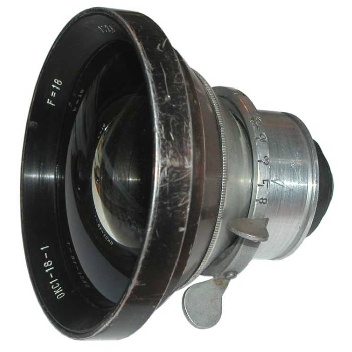 LOMO OKC1-18-1 2.8/18mm wide angle lens in Konvas OCT-18 mount