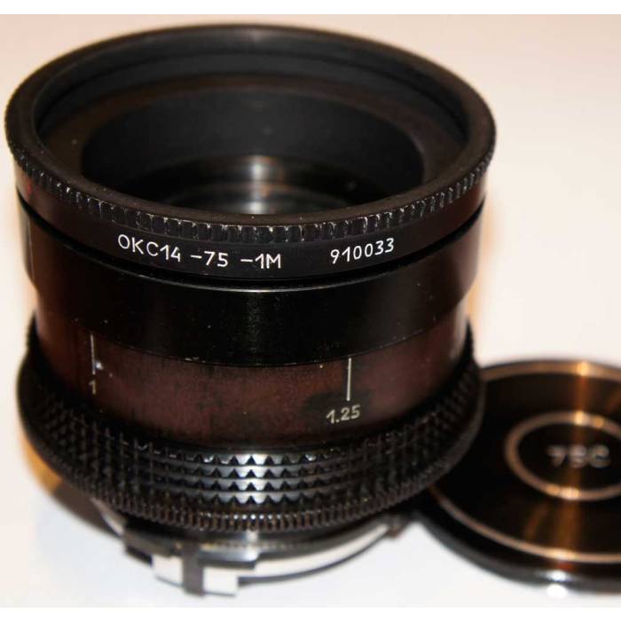 FAST LOMO 1.4/75mm lens OKS14-75-1M, OCT-19 mount