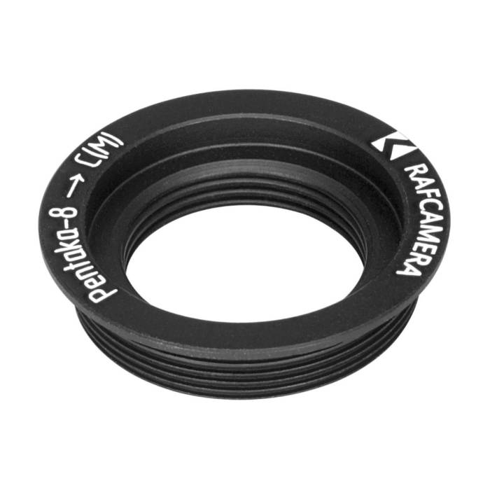 Pentaka-8 lens to C-mount camera adapter