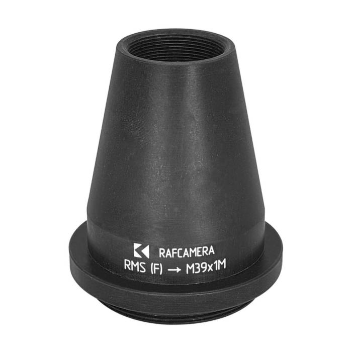 RMS female to M39x1 (LTM) male thread adapter, cone