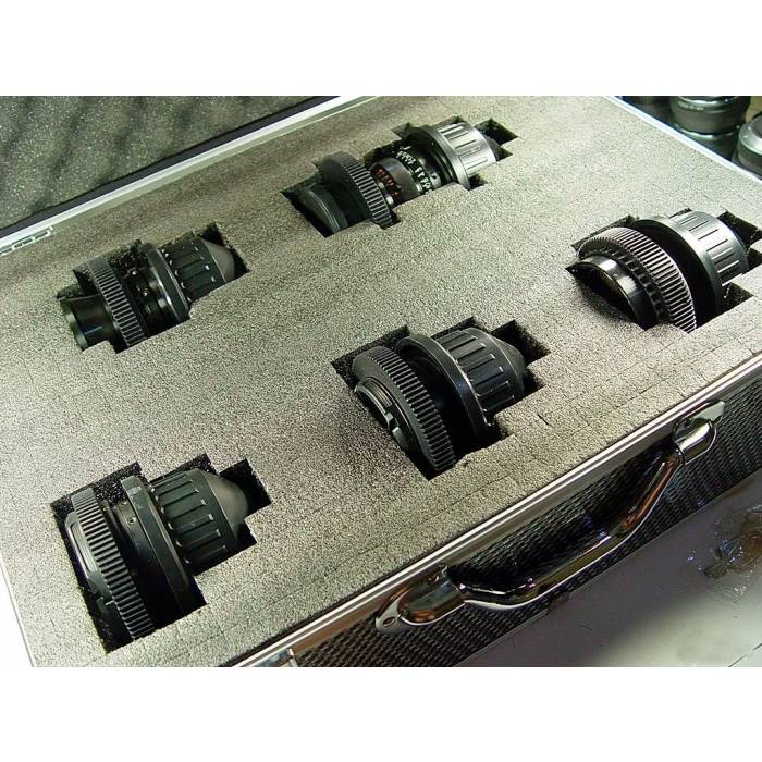 Set of LOMO lenses is Arri PL mount - 22mm, 28mm, 35mm, 50mm, 75mm