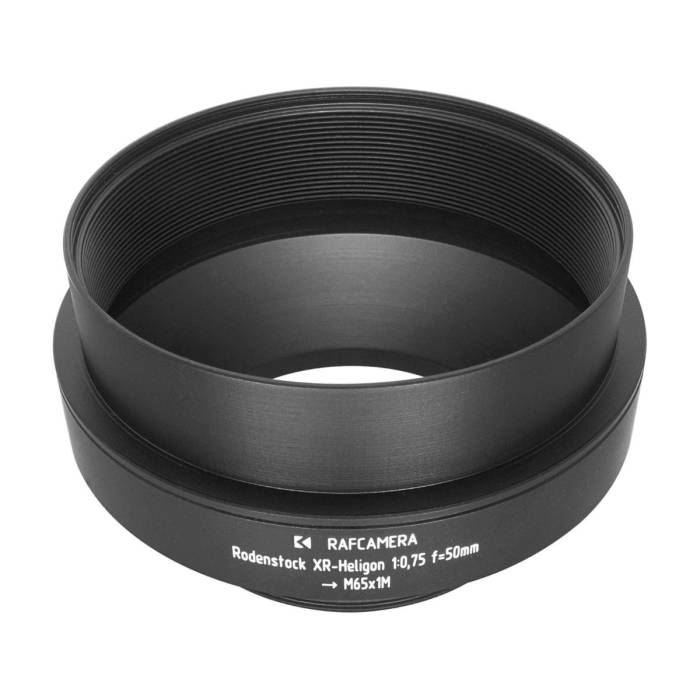 M65x1 housing for Rodenstock XR-Heligon 0.75/50mm lens