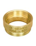 M26x0.75 male to M25x0.75 female thread adapter, bronze