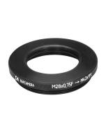 M28x0.75 female to M42x1 male thread adapter