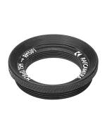 M28x0.75 male to RMS female thread adapter, black