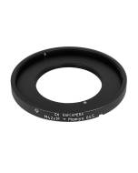 M42x1 lens to Mamiya 645 camera mount adapter with extra M67x0.75 female thread