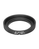 M65x1 (M52x0.75) female thread to Nikon Z camera mount adapter