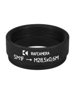 SM1 female to M28.5x0.6 male thread adapter