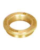 M26x0.75 male to RMS female thread adapter, 3mm, bronze