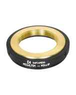 M34x1 female to M52x0.75 male thread adapter for Zeiss Steritar attachment