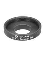 T2 female thread to C-mount camera adapter, 8.5mm
