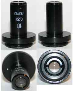 LOMO Microscope Objective - Achromat 10x0.25