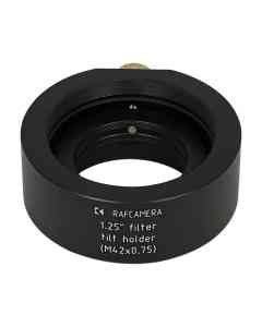 1.25" filter tilt holder with M42x0.75 male and female threads