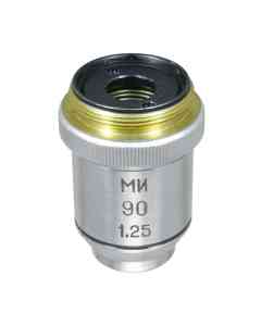 LOMO Microscope Objective - Achromat 90x1.25, Oil, Phase, Luminescence