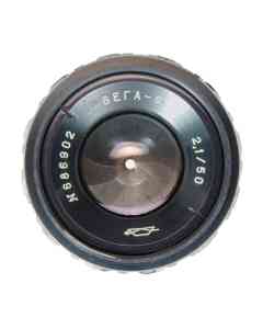 Vega-9 2.1/50mm lens for Krasnokorsk-2 16mm film movie camera