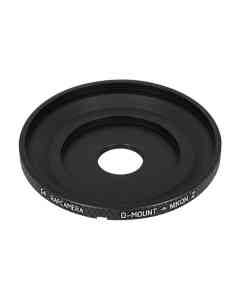 D-mount lens to Nikon Z camera mount adapter, with raised edge