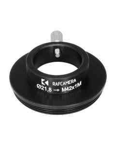 21.8mm clamp to M42x1 male thread adapter for Nikon Coolscan III (LS-30) lens