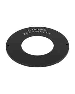 34.6mm bore to Mamiya 645 camera mount adapter for #0 shutters