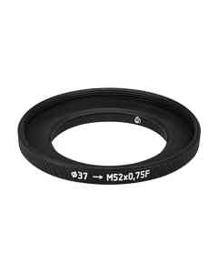 37mm clamp to M52x0.75 female thread adapter (step-up ring) for Kiev-16U lenses