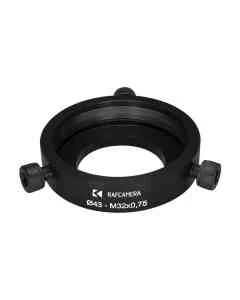 43mm clamp to M32x0.75 male thread adapter (for Kowa 16-D lenses)