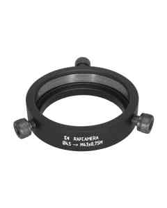 43mm clamp to M43x0.75 male thread adapter