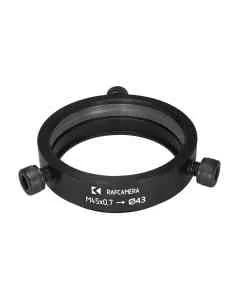 43mm clamp to M45x0.7 male thread adapter (for Kowa 16-D lenses)