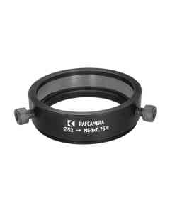 52mm clamp to M58x0.75 male thread adapter for Kowa Anamorphic 16-H
