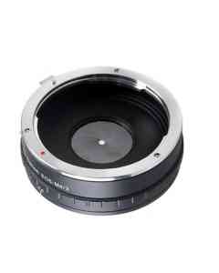 Canon EOS lens to MFT (micro4/3) camera mount adapter with adjustable aperture