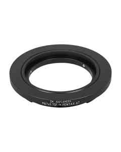 54mm clamp to Pentax 67 bayonet mount adapter, 2-parts