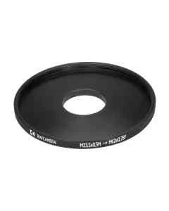 M23.5x0.5 male to M62x0.75 female filter step-up ring (Cooke Kinic 1.5/1″ lens)
