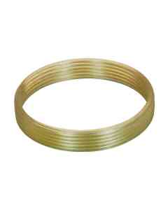 M27x0.75 male to M25x0.75 female thread adapter, flangeless, bronze