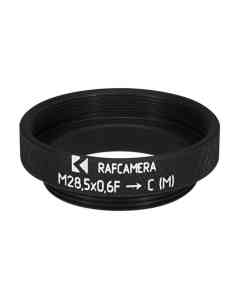 M28.5x0.6 female (1.25″ astronomy filters) to C-mount male thread adapter