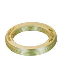 M28x0.75 male to RMS female thread adapter, flangeless, bronze