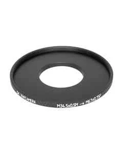 M34.5x0.5 male to M67x0.75 female thread adapter (step-up ring) for El-Nikkors