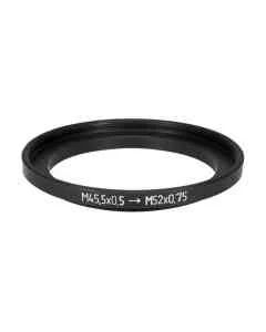 M45.5x0.5 to M52x0.75 Step-Up Ring for Angenieux 24mm Type R2 lens