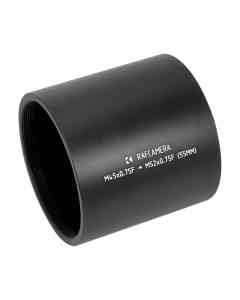 M52x0.75 to M45x0.75 thread adapter for Printing Nikkor 105mm lens, 55mm long