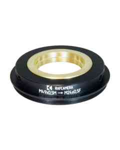 M49x0.5 male to M24x0.5 female step-down ring (adapter for Bolex 8/19/1.5x)
