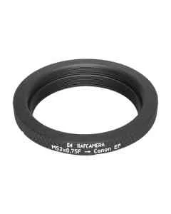 M52x0.75 female thread to Canon EOS (EF) camera mount adapter