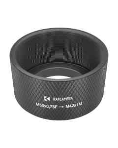 M50x0.75 female to M42x1 male long adapter for Rodenstock lenses
