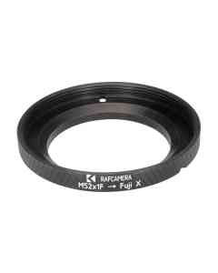 M52x1 female thread to Fujifilm X-mount (FX) adapter for helicoids