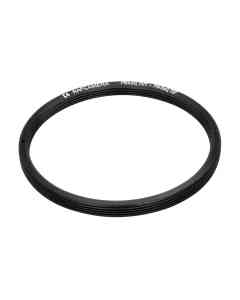 M54x0.75 male to M49x0.75 female thread adapter (54mm to 49mm step-down ring)