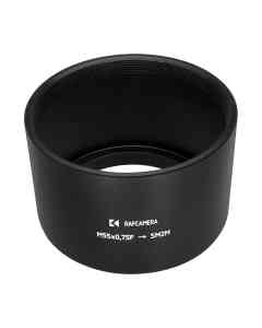 M55x0.75 female to SM2 male thread adapter for Nikon Rayfact VL 0.5x lens