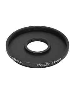 M55x0.75 male to RMS female thread adapter (55mm to RMS step-down ring)