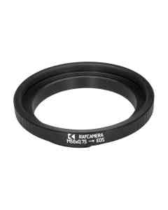 M58x0.75 female thread to Canon EOS camera mount adapter for helicoids